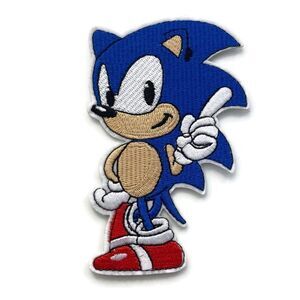 Sonic The Hedgehog Embroidered Patch